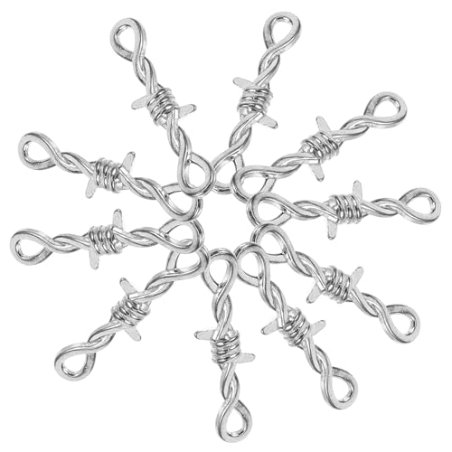 FONDOTIN 10 Stück Teiliges Metall Verschlüsse für Schmuck DIY Armband und Halskettenverbinder Einfache Installation Elegantes Design Vielseitig Einsetzbar für Armbänder und Ketten FONDOTIN 10 Stück Teiliges Metall Verschlüsse für Schmuck DIY Armband und Halskettenverbinder Einfache Installation Elegantes Design Vielseitig Einsetzbar für Armbänder und Ketten von FONDOTIN