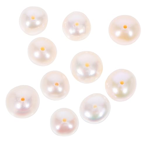 FONDOTIN 10 Stück Teiliges Natürliche Kleine Weiße Süßwasser-perlen Lose Rundperlen mit Bohrung Einheitliche Form Robust Gebohrt als Spacer für DIY Schmuckherstellung Armbänder Halsketten FONDOTIN 10 Stück Teiliges Natürliche Kleine Weiße Süßwasser-perlen Lose Rundperlen mit Bohrung Einheitliche Form Robust Gebohrt als Spacer für DIY Schmuckherstellung Armbänder Halsketten von FONDOTIN