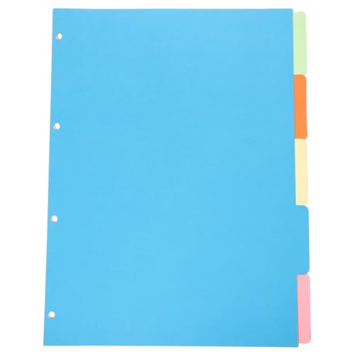 FONDOTIN 10 Stück Teiliges Trennblatt Bunte Ringbuch Registerblätter Farbige Ordner Trennwände Vielseitige Einteilung für Büro Schule und Planer Praktische Indexierung und Schnelle FONDOTIN 10 Stück Teiliges Trennblatt Bunte Ringbuch Registerblätter Farbige Ordner Trennwände Vielseitige Einteilung für Büro Schule und Planer Praktische Indexierung und Schnelle von FONDOTIN