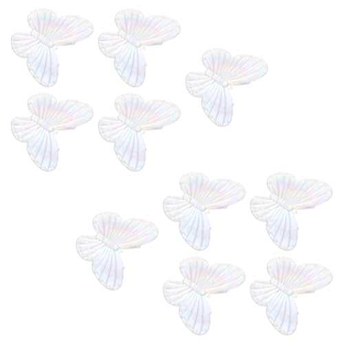 FONDOTIN 10 Stück Teiliges Violettes Schmetterling Resin Charms Leichtes DIY Schmuckzubehör mit Transparent weißem Farbverlauf für Ohrringe Halsketten und Bastelarbeiten FONDOTIN 10 Stück Teiliges Violettes Schmetterling Resin Charms Leichtes DIY Schmuckzubehör mit Transparent weißem Farbverlauf für Ohrringe Halsketten und Bastelarbeiten von FONDOTIN