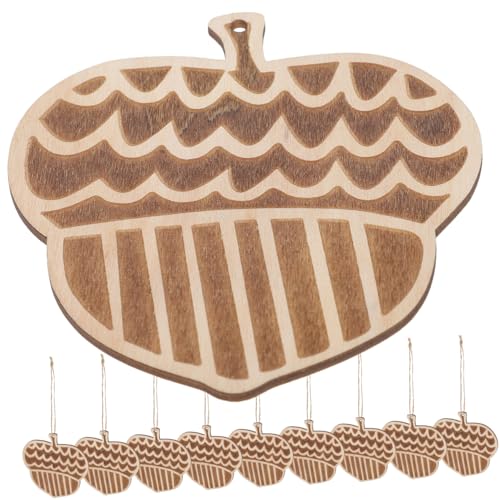 FONDOTIN 10 Stück Teiliges aus Unbehandeltem Holz Blanke DIY Bastelstücke mit Glatter Oberfläche Kreative Holzscheiben für Handwerksprojekte FONDOTIN 10 Stück Teiliges aus Unbehandeltem Holz Blanke DIY Bastelstücke mit Glatter Oberfläche Kreative Holzscheiben für Handwerksprojekte von FONDOTIN