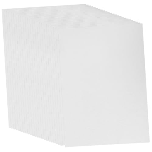 FONDOTIN 100 Blatt Dokumentenordner Einband mit Lederstruktur Weiß Papier Bindedeckel für Bericht Schulprojekt Vielseitig Langlebig Glatt Professionelle Optik von FONDOTIN