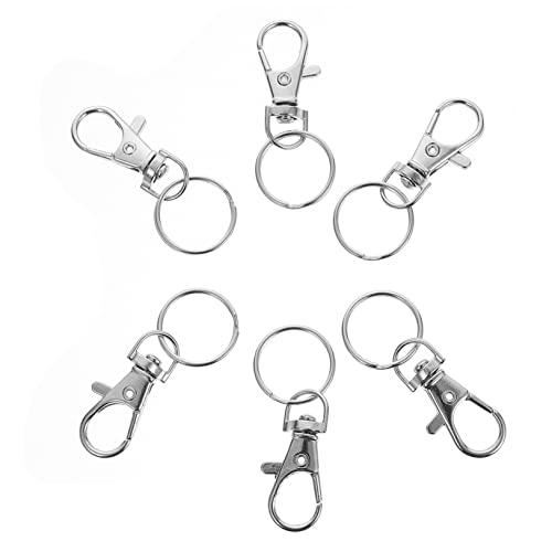 FONDOTIN 100 Sätze Teiliges Keychain Zubehör Set aus Langlebigem Legierungs Karabiner mit Schlüsselring Rostfrei Kompakt Leicht für DIY Schlüsselanhänger und Praktische Verbindung FONDOTIN 100 Sätze Teiliges Keychain Zubehör Set aus Langlebigem Legierungs Karabiner mit Schlüsselring Rostfrei Kompakt Leicht für DIY Schlüsselanhänger und Praktische Verbindung von FONDOTIN