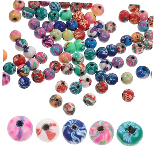 FONDOTIN 100 Stück Bunte Polymer Clay Perlen mit Runde Bastelperlen für Armband Schmuckherstellung DIY Beads zum Auffädeln Vielseitig für Halsketten Ohrschmuck und Anhänger FONDOTIN 100 Stück Bunte Polymer Clay Perlen mit Runde Bastelperlen für Armband Schmuckherstellung DIY Beads zum Auffädeln Vielseitig für Halsketten Ohrschmuck und Anhänger von FONDOTIN