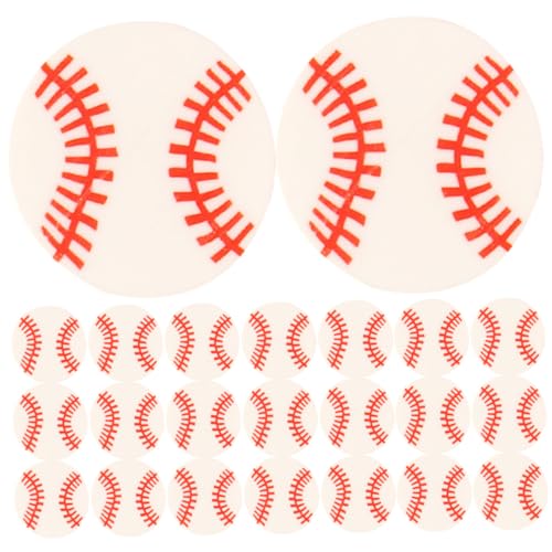 FONDOTIN 100 Stück DIY Polymer Clay Baseball Perlen Lose Bastelperlen für Schmuckherstellung Armbänder und für Familienprojekte FONDOTIN 100 Stück DIY Polymer Clay Baseball Perlen Lose Bastelperlen für Schmuckherstellung Armbänder und für Familienprojekte von FONDOTIN
