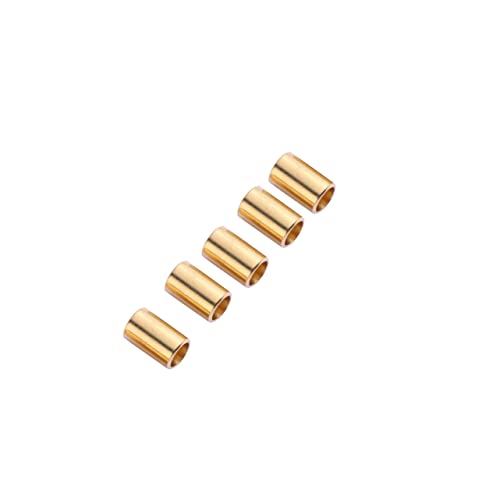 FONDOTIN 100 Stück DIY Schmuckzubehör Runde Röhrenperlen Kupfer Spacer Beads für Armband und Halskettenbasteln für Kreative Projekte Praktische Metallperlen FONDOTIN 100 Stück DIY Schmuckzubehör Runde Röhrenperlen Kupfer Spacer Beads für Armband und Halskettenbasteln für Kreative Projekte Praktische Metallperlen von FONDOTIN