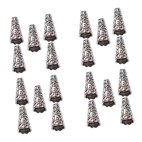 FONDOTIN 100 Stück DIY Zinklegierung Schmuckzubehör Blütenperlenkappen für Armbänder und Bastelprojekte Langlebig und Rostbeständig für Einzigartige Designs FONDOTIN 100 Stück DIY Zinklegierung Schmuckzubehör Blütenperlenkappen für Armbänder und Bastelprojekte Langlebig und Rostbeständig für Einzigartige Designs von FONDOTIN