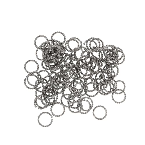 FONDOTIN 100 Stück Edelstahl Schmuck Verbindungsringe Gedrehte Jump Rings für DIY Schmuckherstellung Leicht Korrosionsbeständig für Bastelprojekte und Geschenke FONDOTIN 100 Stück Edelstahl Schmuck Verbindungsringe Gedrehte Jump Rings für DIY Schmuckherstellung Leicht Korrosionsbeständig für Bastelprojekte und Geschenke von FONDOTIN