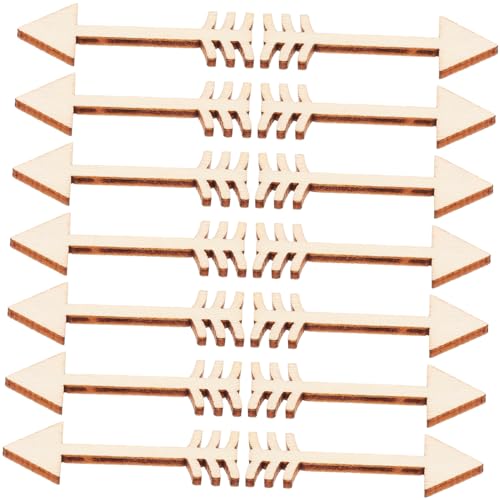 FONDOTIN 100 Stück Holz Holzscheiben für DIY Bastelprojekte Natürliche Holz Dekorationen für Kunstwerke Geeignet für Erwachsene Lange Holzpfeile für Kreative Handarbeiten FONDOTIN 100 Stück Holz Holzscheiben für DIY Bastelprojekte Natürliche Holz Dekorationen für Kunstwerke Geeignet für Erwachsene Lange Holzpfeile für Kreative Handarbeiten von FONDOTIN