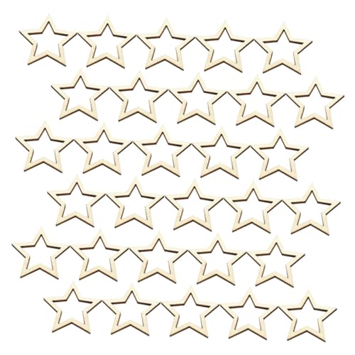 FONDOTIN 100 Stück Holzsterne Blanko Bastelsets für DIY Projekte Glatte Oberfläche für Kreative Handarbeiten Vielseitige Dekoration für Besondere Anlässe FONDOTIN 100 Stück Holzsterne Blanko Bastelsets für DIY Projekte Glatte Oberfläche für Kreative Handarbeiten Vielseitige Dekoration für Besondere Anlässe von FONDOTIN