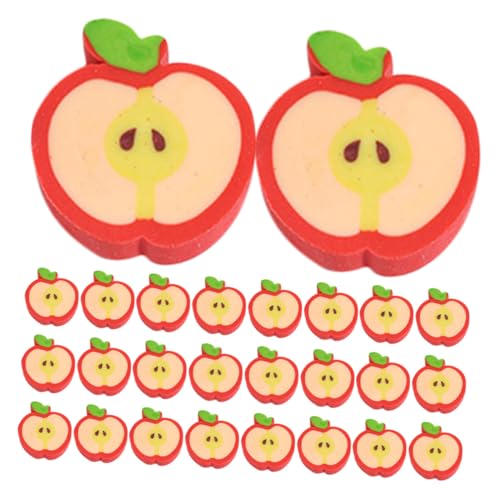 FONDOTIN 100 Stück Kleine Radiergummis für Apfelform aus Robustem Tpr material Langlebig und Einfach zu Benutzen für Schüler Büro und Kreatives Lernen FONDOTIN 100 Stück Kleine Radiergummis für Apfelform aus Robustem Tpr material Langlebig und Einfach zu Benutzen für Schüler Büro und Kreatives Lernen von FONDOTIN
