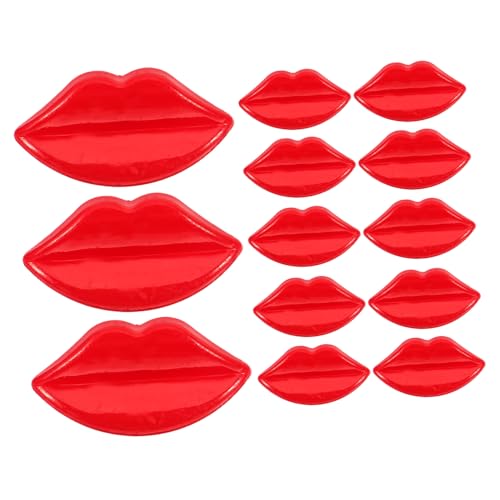 FONDOTIN 100 Stück Lippenförmige Bunte Knöpfe für DIY Basteln Stabile Kunststoff Knöpfe zum Annähen Zubehör für Puppenkleidung Vielseitige Nähknöpfe für Kleidung und Accessoires von FONDOTIN