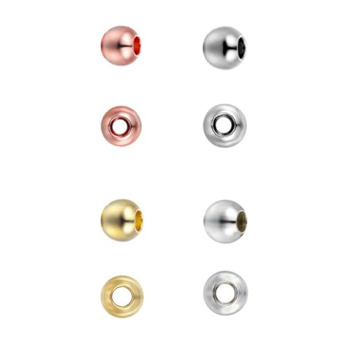 FONDOTIN 100 Stück Metall DIY Perlen Roségold Buchstaben Perlen Glatte Oberfläche Schmuckherstellung Zubehör für Armbänder Halsketten DIY Basteln FONDOTIN 100 Stück Metall DIY Perlen Roségold Buchstaben Perlen Glatte Oberfläche Schmuckherstellung Zubehör für Armbänder Halsketten DIY Basteln von FONDOTIN