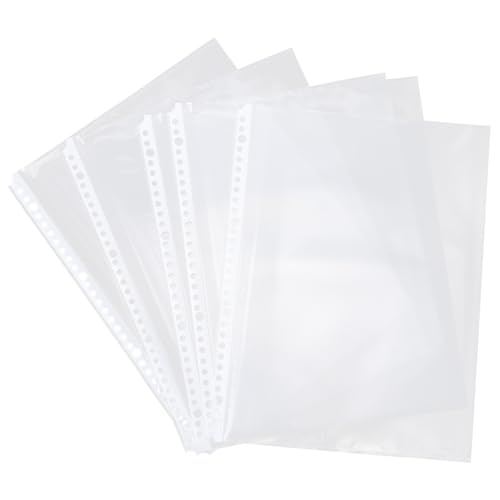 FONDOTIN 100 Stück Ordner Innenhüllen Transparente Dokumentenschutzfolien Klare Schutzhüllen für Büro Aktenordner und Sammelmappen FONDOTIN 100 Stück Ordner Innenhüllen Transparente Dokumentenschutzfolien Klare Schutzhüllen für Büro Aktenordner und Sammelmappen von FONDOTIN
