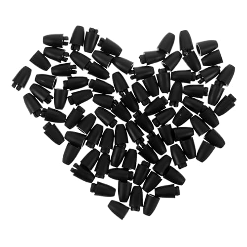 FONDOTIN 100 Stück Schwarze Kunststoff Breakaway Halskettenverschlüsse Sicherer Perlenzylinder Verbinder für Schmuckherstellung DIY Armband Anhänger Zubehör FONDOTIN 100 Stück Schwarze Kunststoff Breakaway Halskettenverschlüsse Sicherer Perlenzylinder Verbinder für Schmuckherstellung DIY Armband Anhänger Zubehör von FONDOTIN