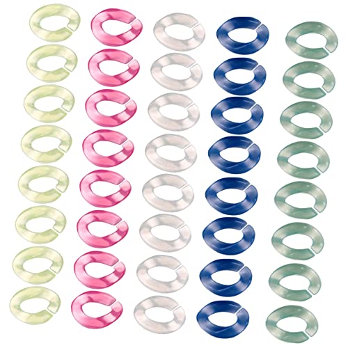 FONDOTIN 100 Stück Teiliges DIY Zubehör Bunte Kettenverbindungsringe für Ohrringe Taschenketten Schmuck Basteln Stilvolle Glatte Vielseitige Schmuck und Taschenaccessoires FONDOTIN 100 Stück Teiliges DIY Zubehör Bunte Kettenverbindungsringe für Ohrringe Taschenketten Schmuck Basteln Stilvolle Glatte Vielseitige Schmuck und Taschenaccessoires von FONDOTIN