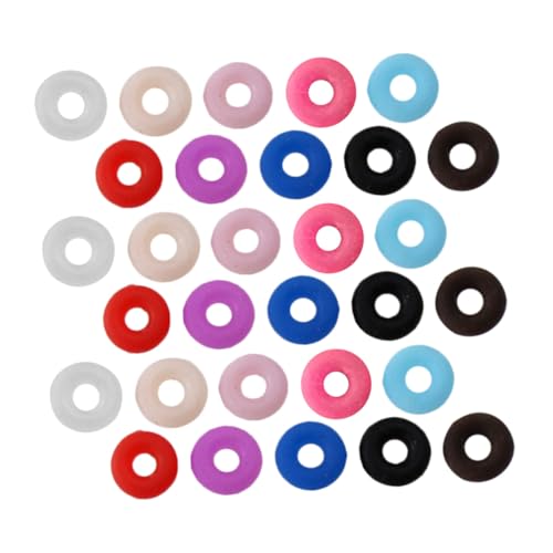 FONDOTIN 100 Stück Teiliges Stopper Ringe aus Stabilem Gummi Rutschfeste Armband Stopper Perlen für DIY Schmuckherstellung Vielseitige Anwendung zum Sichern von Armbändern und Bastelperlen FONDOTIN 100 Stück Teiliges Stopper Ringe aus Stabilem Gummi Rutschfeste Armband Stopper Perlen für DIY Schmuckherstellung Vielseitige Anwendung zum Sichern von Armbändern und Bastelperlen von FONDOTIN