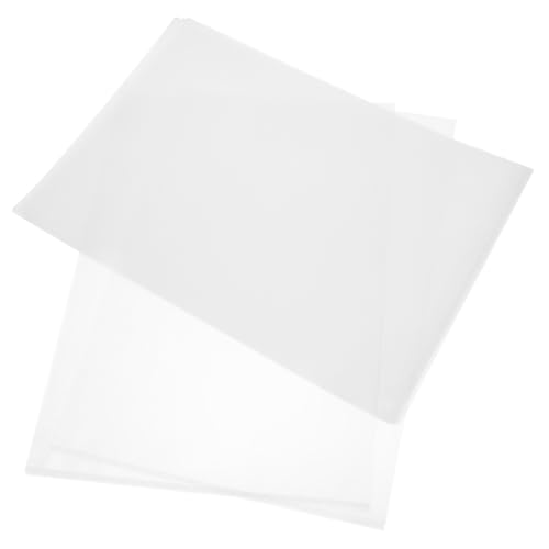 FONDOTIN 100 Stück Transparente Dokumententaschen Kunststoff Ordner Wasserabweisend Robust Vielseitig für Büro Schule und Zuhause zur Sicheren Dokumentenaufbewahrung von FONDOTIN