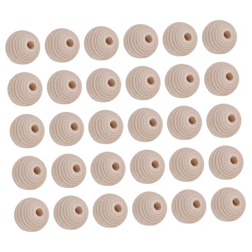FONDOTIN 100 Stück Unbehandelte Holzperlen mit Loch Runde Natur Holzperlen zum Auffädeln für DIY Schmuck Bastelarbeiten Dekoration Armbänder und Wohnaccessoires FONDOTIN 100 Stück Unbehandelte Holzperlen mit Loch Runde Natur Holzperlen zum Auffädeln für DIY Schmuck Bastelarbeiten Dekoration Armbänder und Wohnaccessoires von FONDOTIN