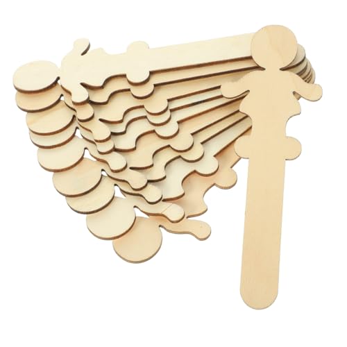 FONDOTIN 100 Stück Unbehandelte Holzscheiben für Diy Formbare Holzausschnitte zum Malen und Gestalten für Bastelprojekte und Dekoration FONDOTIN 100 Stück Unbehandelte Holzscheiben für Diy Formbare Holzausschnitte zum Malen und Gestalten für Bastelprojekte und Dekoration von FONDOTIN