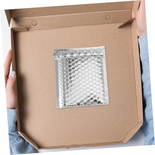 FONDOTIN 100 Stück Versiegelte Wasserdichte Luftpolster versandtaschen Gepolstert Schlagfest Leicht Silberfarben für Sicheren Paketversand und Schutz Kleiner Waren FONDOTIN 100 Stück Versiegelte Wasserdichte Luftpolster versandtaschen Gepolstert Schlagfest Leicht Silberfarben für Sicheren Paketversand und Schutz Kleiner Waren von FONDOTIN