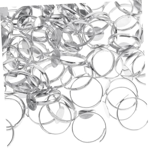 FONDOTIN 100 Stück Verstellbare Ringrohlinge aus DIY Ring Basen für Schmuckherstellung Glatte Oberfläche Geeignet für Handgemachte Ringe und Bastelprojekte für Verschiedene Anlässe FONDOTIN 100 Stück Verstellbare Ringrohlinge aus DIY Ring Basen für Schmuckherstellung Glatte Oberfläche Geeignet für Handgemachte Ringe und Bastelprojekte für Verschiedene Anlässe von FONDOTIN