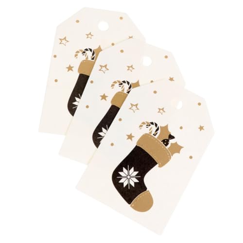 FONDOTIN 100 Stück Weihnachtsanhänger Buchzeichen mit Heißfolienprägung DIY Kreative Merry Christmas Tags Langlebig und Vielseitig für Geschenke Partydekoration und Festliche Stimmung FONDOTIN 100 Stück Weihnachtsanhänger Buchzeichen mit Heißfolienprägung DIY Kreative Merry Christmas Tags Langlebig und Vielseitig für Geschenke Partydekoration und Festliche Stimmung von FONDOTIN