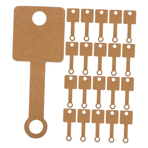 FONDOTIN 100 Stück Zubehör-Tag-Karte schlüsselanhänger Halsketteverpackung Ohrringe liefert Armband mit Karten Schmuckzubehör für Erwachsene Ohrringkarte Halskette Karten Aufkleber Khaki FONDOTIN 100 Stück Zubehör-Tag-Karte schlüsselanhänger Halsketteverpackung Ohrringe liefert Armband mit Karten Schmuckzubehör für Erwachsene Ohrringkarte Halskette Karten Aufkleber Khaki von FONDOTIN