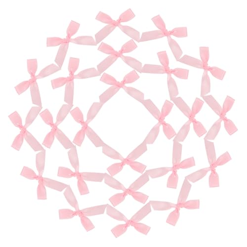 FONDOTIN 100 Stück handgefertigter Bogen Schleifen aus Satinbändern kleine Satinbandbögen Schleifen zum Basteln Bögen für DIY -Projekte Minibögen zum Basteln Miniaturbögen Nylon Rosa FONDOTIN 100 Stück handgefertigter Bogen Schleifen aus Satinbändern kleine Satinbandbögen Schleifen zum Basteln Bögen für DIY -Projekte Minibögen zum Basteln Miniaturbögen Nylon Rosa von FONDOTIN
