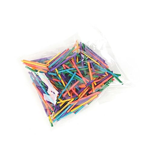 FONDOTIN 1000 Stück Bunte Holzstäbchen für DIY Bastelmaterial für und Skulpturen Farbenfrohes für Kreative Projekte Holz für Farbenspiele und Collagen FONDOTIN 1000 Stück Bunte Holzstäbchen für DIY Bastelmaterial für und Skulpturen Farbenfrohes für Kreative Projekte Holz für Farbenspiele und Collagen von FONDOTIN