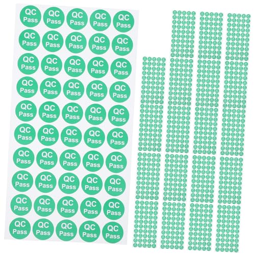 FONDOTIN 1000 Stück Qc Passed Aufkleber Selbstklebende Qualitätsprüfetiketten für Lager Langlebige Klare Leicht Anzubringende Klebeetiketten für Produktinspektion und Kennzeichnung FONDOTIN 1000 Stück Qc Passed Aufkleber Selbstklebende Qualitätsprüfetiketten für Lager Langlebige Klare Leicht Anzubringende Klebeetiketten für Produktinspektion und Kennzeichnung von FONDOTIN