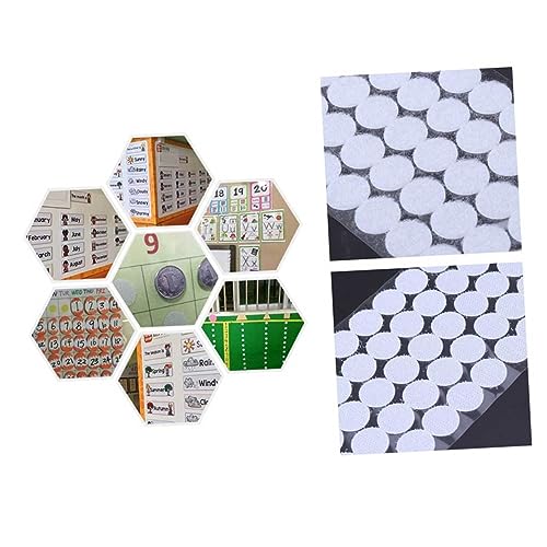 FONDOTIN 1000 Stück Rund Klettband Selbstklebend Durchmesser Stark Haftend Wasserfest Doppelseitig Polyester Nylon Dot Sticker Für Vielseitige Befestigung FONDOTIN 1000 Stück Rund Klettband Selbstklebend Durchmesser Stark Haftend Wasserfest Doppelseitig Polyester Nylon Dot Sticker Für Vielseitige Befestigung von FONDOTIN