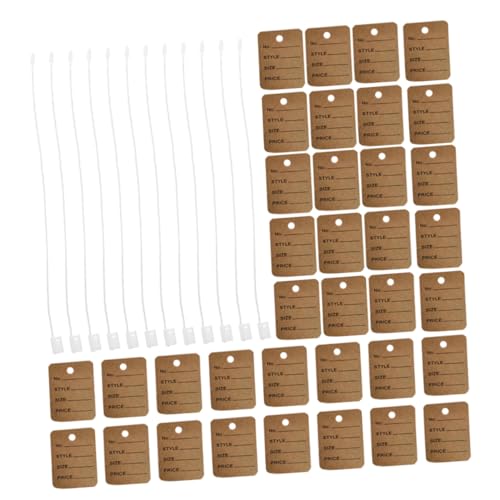 FONDOTIN 1000 Stück Teiliges Kleine Kraftpapier Preisschilder mit Weißer Schnur Beschreibbare Größenanhänger für Schmuck Kleidung Schuhwaren Einzelhandel Vielseitig Verwendbar FONDOTIN 1000 Stück Teiliges Kleine Kraftpapier Preisschilder mit Weißer Schnur Beschreibbare Größenanhänger für Schmuck Kleidung Schuhwaren Einzelhandel Vielseitig Verwendbar von FONDOTIN