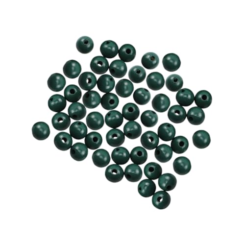 FONDOTIN 100Stücke Holzperlen für DIY Schmuck Geometrische Spacer Perlen für Armbänder und Bastelprojekte zum Auffädeln und Gestalten von Einzigartigem von FONDOTIN