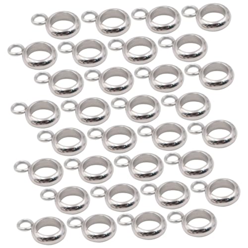 FONDOTIN 100Stücke Kautionperlen Hochwertige Abstandshalter für Armbänder und Schmuckdesign Rostfrei und Langlebig für DIY Projekte FONDOTIN 100Stücke Kautionperlen Hochwertige Abstandshalter für Armbänder und Schmuckdesign Rostfrei und Langlebig für DIY Projekte von FONDOTIN