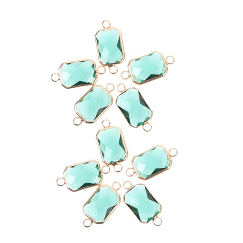 FONDOTIN 10Stücke Anhänger für Schmuckherstellung Dekorative Doppelseitige Charms DIY Zubehör für Armbänder und Ohrringe für Bastelprojekte von FONDOTIN