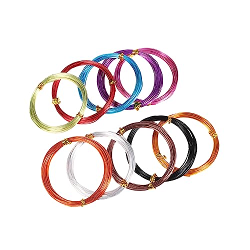 FONDOTIN 10Stücke Draht für DIY Bastelprojekte Flexibler Metalldraht für Schmuck von FONDOTIN