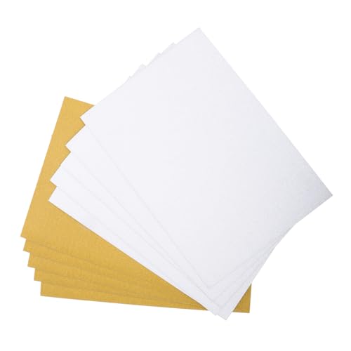 FONDOTIN 10Stücke Glitzerpapier Silber Funkelndes DIY Bastelpapier für Scrapbooking Kartenherstellung und Dekoration Hochwertiges Langlebiges Material FONDOTIN 10Stücke Glitzerpapier Silber Funkelndes DIY Bastelpapier für Scrapbooking Kartenherstellung und Dekoration Hochwertiges Langlebiges Material von FONDOTIN