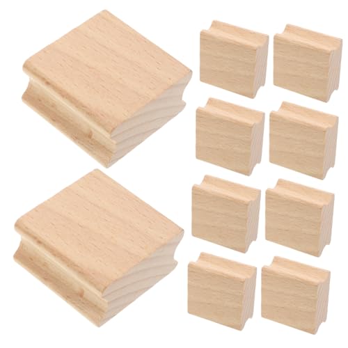 FONDOTIN 10Stücke Teiliges Holzstempel Leere Stempel für Kreative DIY Projekte Personalisierbare Siegelmarken für Scrapbooking und Bastelarbeiten FONDOTIN 10Stücke Teiliges Holzstempel Leere Stempel für Kreative DIY Projekte Personalisierbare Siegelmarken für Scrapbooking und Bastelarbeiten von FONDOTIN