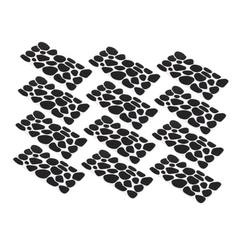 FONDOTIN 12 Blatt Schwarze Aufkleber Wandtattoos Wandaufkleber Für Aus Schwarzem Filz Aufkleber Schwarze Kinderaufkleber Wandtattoo An Die Wand Kleben Gefühlt von FONDOTIN