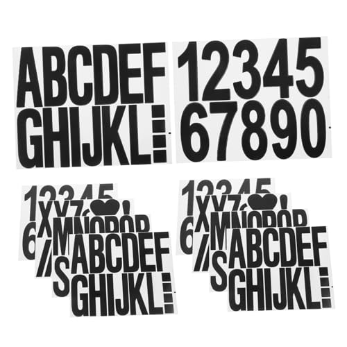 FONDOTIN 12 Blatt Teiliges Selbstklebende PVC Buchstaben Zahlenaufkleber für Fenster Türen Briefkästen Autos und Lastwagen Wetterfeste Langlebige Adressnummern Sticker Vielseitig für FONDOTIN 12 Blatt Teiliges Selbstklebende PVC Buchstaben Zahlenaufkleber für Fenster Türen Briefkästen Autos und Lastwagen Wetterfeste Langlebige Adressnummern Sticker Vielseitig für von FONDOTIN