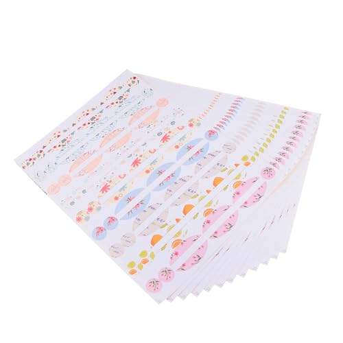 FONDOTIN 12 Blatt Teiliges Wasserfester Selbstklebender Etiketten für Ätherische Öle und Kosmetikflaschen Praktische Abziehbare Aufkleber zur Flaschenbeschriftung und Organisation FONDOTIN 12 Blatt Teiliges Wasserfester Selbstklebender Etiketten für Ätherische Öle und Kosmetikflaschen Praktische Abziehbare Aufkleber zur Flaschenbeschriftung und Organisation von FONDOTIN