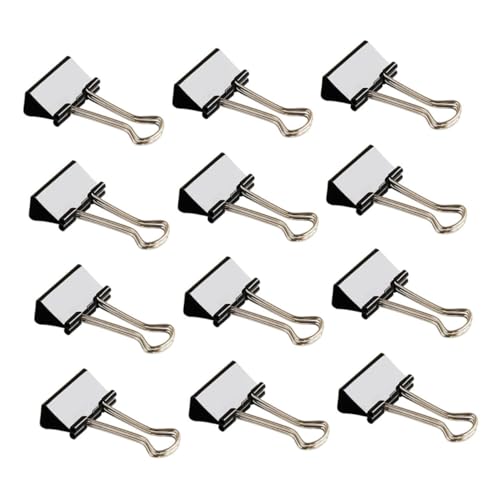 FONDOTIN 12 Stück Teiliges Klemmbrett clip Metall Griff zum Aufhängen Vielseitige Gouache clamps für Künstler und Schüler Praktische Foto clips Stabile Büroklammern für Zeichnungen und von FONDOTIN