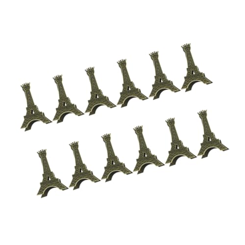 FONDOTIN 12 Stück Teiliges Memo Clip Eiffelturm Design Metallhalter Kreative Tischkartenhalter für Hochzeit Geburtstag Büro Dekorationen Stabil Vielseitig Verwendbar von FONDOTIN