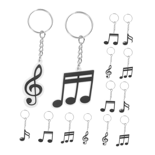 FONDOTIN 12 Stück Teiliges Musiknote Schlüsselanhänger Set aus Umweltfreundlichem PVC Bunte Partydeko für Musikliebhaber als Gastgeschenke für Karaoke Geburtstage Tanz und FONDOTIN 12 Stück Teiliges Musiknote Schlüsselanhänger Set aus Umweltfreundlichem PVC Bunte Partydeko für Musikliebhaber als Gastgeschenke für Karaoke Geburtstage Tanz und von FONDOTIN