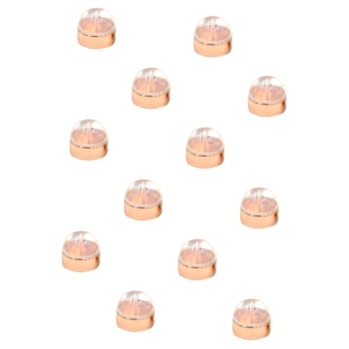 FONDOTIN 12 Stück Teiliges Ohrstecker Verschlüsse aus Rostfreiem Metall Sichere Ohrstecker Stopper in Roségold Kompatibel mit Ohrsteckern Flacher Rückseite Langlebige Ersatzstecker für FONDOTIN 12 Stück Teiliges Ohrstecker Verschlüsse aus Rostfreiem Metall Sichere Ohrstecker Stopper in Roségold Kompatibel mit Ohrsteckern Flacher Rückseite Langlebige Ersatzstecker für von FONDOTIN