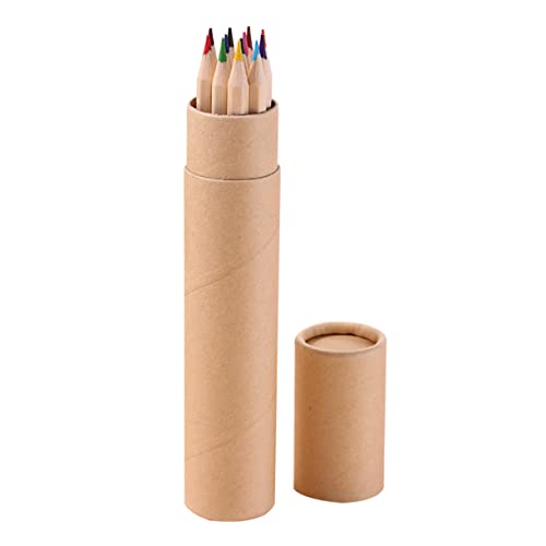 FONDOTIN 12 Stück Teiliges Set Farbige Buntstifte in Holzoptik Flexible Künstler Bleistifte zum Zeichnen und Skizzieren Umweltfreundliche Pappbox für Malen FONDOTIN 12 Stück Teiliges Set Farbige Buntstifte in Holzoptik Flexible Künstler Bleistifte zum Zeichnen und Skizzieren Umweltfreundliche Pappbox für Malen von FONDOTIN