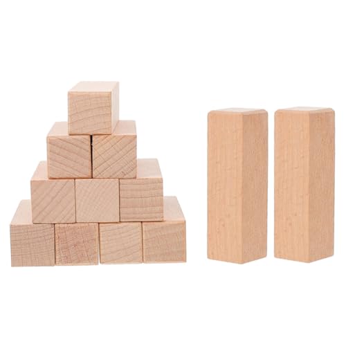 FONDOTIN 12 Stück Teiliges aus Hochwertigen Unlackierten Holzklötzen zum Schnitzen Sichere DIY Seal Wooden Blocks mit Abgerundeten Kanten für Originelles Basteln und Holzgravur für FONDOTIN 12 Stück Teiliges aus Hochwertigen Unlackierten Holzklötzen zum Schnitzen Sichere DIY Seal Wooden Blocks mit Abgerundeten Kanten für Originelles Basteln und Holzgravur für von FONDOTIN