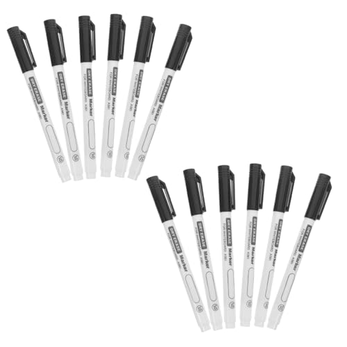 FONDOTIN 12 Stück Whiteboard Marker Pen Feinspitze Trocken Abwischbar Für Lehrer Büro Glatte Oberflächen Weißwand Tafel Marker Stifte Für Schule von FONDOTIN