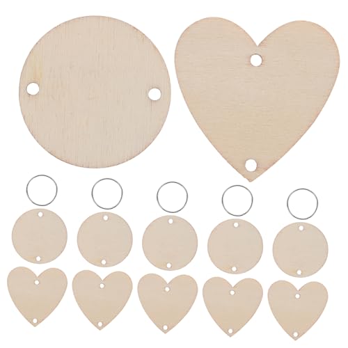 FONDOTIN 120 Stück Teiliges Holzscheiben mit Löchern Schlüsselringen Rundes Holz für DIY Bastelarbeiten Geburtstags und Kalender Hängedekoration Vielseitig für Wand und Feierdeko FONDOTIN 120 Stück Teiliges Holzscheiben mit Löchern Schlüsselringen Rundes Holz für DIY Bastelarbeiten Geburtstags und Kalender Hängedekoration Vielseitig für Wand und Feierdeko von FONDOTIN
